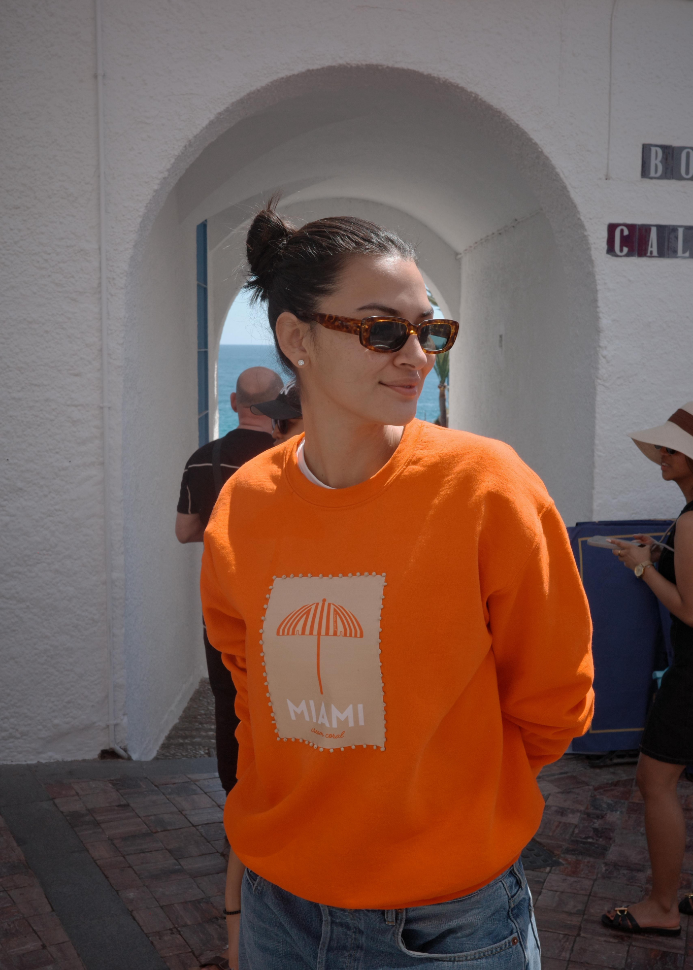 El Parasol Miami Sweatshirt Beige